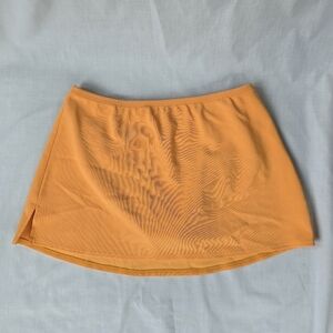 Lands' End▪️Orange Swim Skirt Bikini Bottom Full Coverage